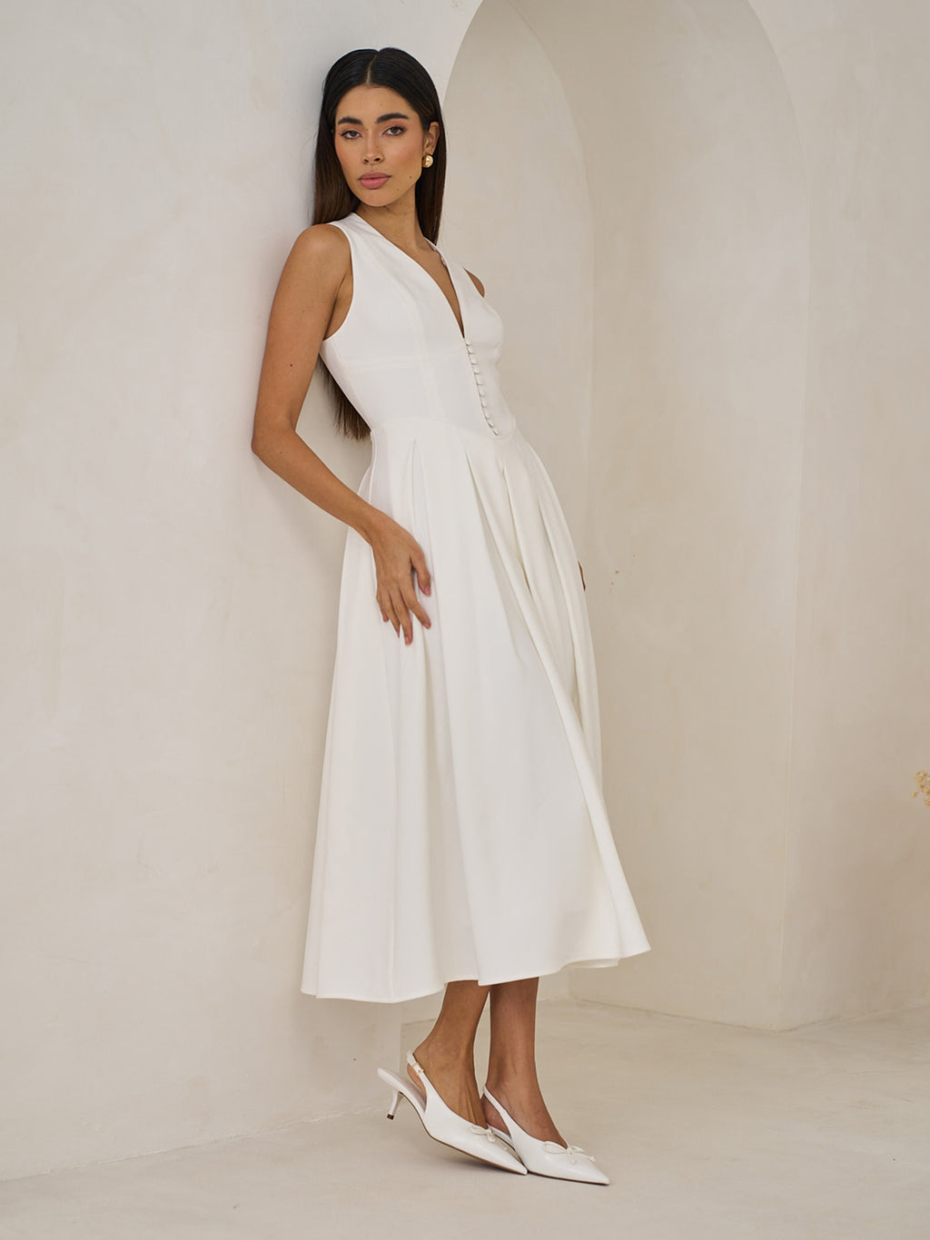 Sleeveless Midi Dress