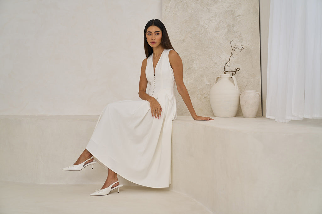 Sleeveless Midi Dress